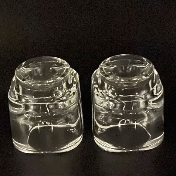 Fidenza Vitraria Italy Glass Votive Candle Holder Set - Picture 11 of 16